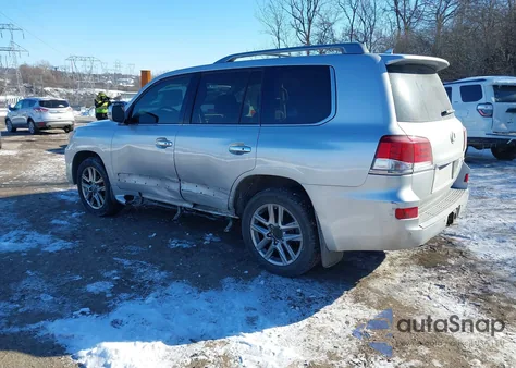 2013 Lexus Lx 570 z USA, uszkodzony, nr VIN JTJHY7AX6D4097426